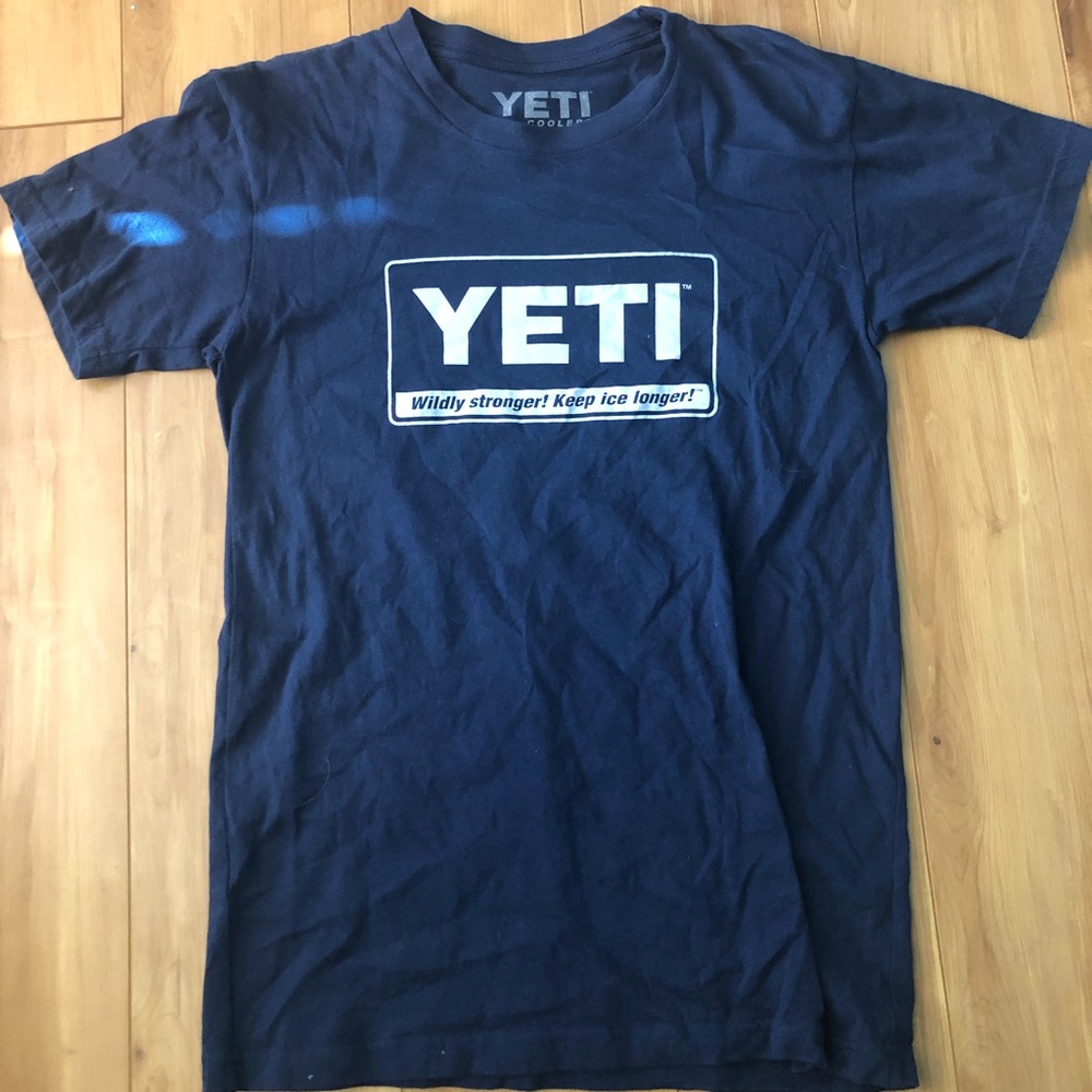 Navy Blue Yeti Short Sleeve Tee